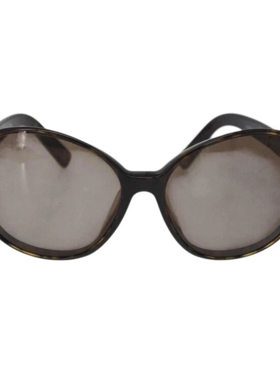 CHANEL Tortoise Sunglasses plastic Brown CC Auth 162588 main image 8